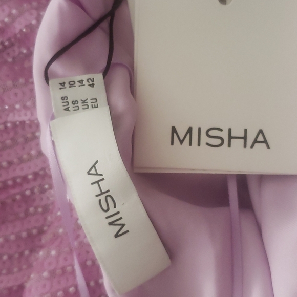 MISHA Collection Maxie Dress In Lilac - Picture 14 of 15